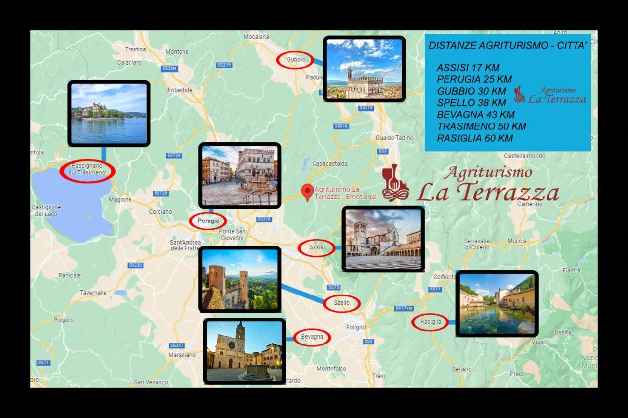Agriturismo La Terrazza Valfabbrica Екстериор снимка